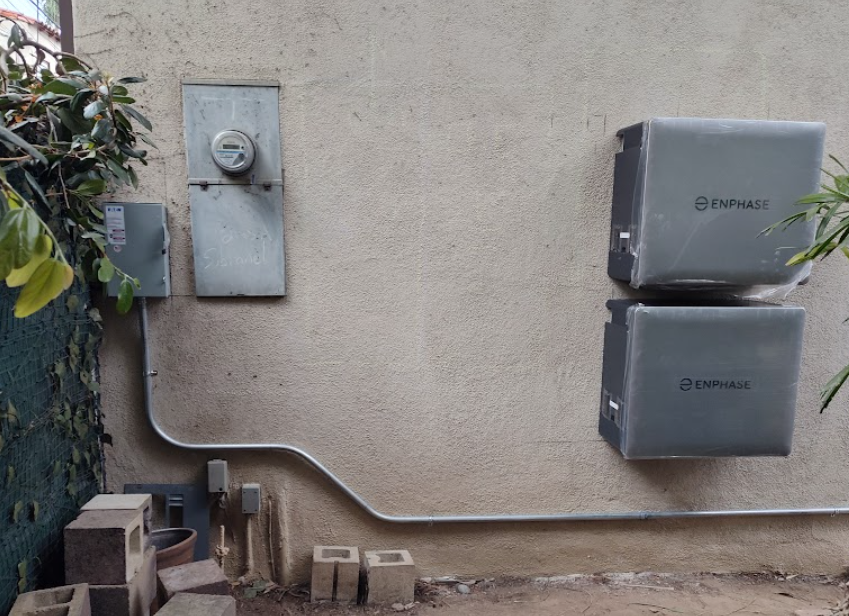 Wall Mounted Enphase Battery System